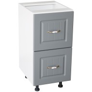 Corp inferior 40 cu 2 sertare metalice pentru greutate Zebra MDF gri dungi Corp inferior 40 cu 2 sertare metalice pentru greutate Zebra MDF gri dungi